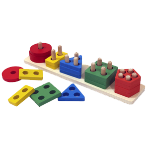 Grizzly Wooden Intellectual Geometric Shape