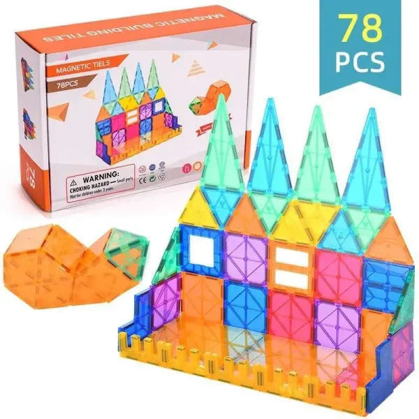 Magna Tiles – Premium Quality (78 pcs)