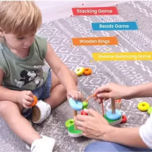 Wooden Sea Saw Balance Staker4