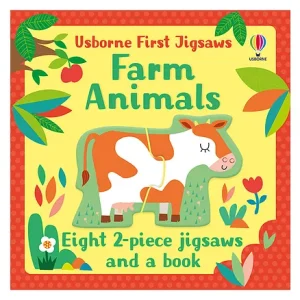 US Borne Farm 2 pc Puzzle with a book