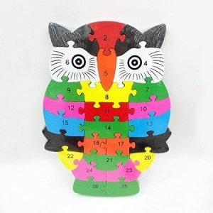 Owl Number Alphabet Puzzle