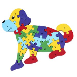 Dog Number Alphabet Puzzle