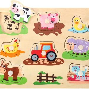 Cartoon Animal Peg Board