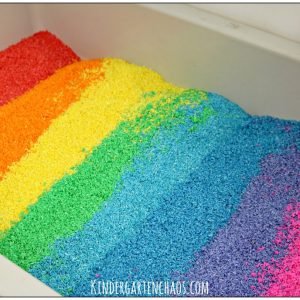 Rice Sensory Bin