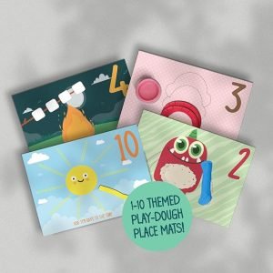 Playdough Mats - Numbers (1-10)