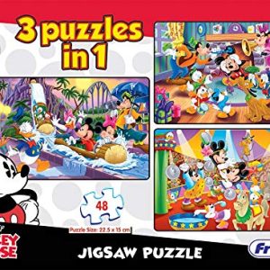 Disney Mickey Mouse 3 in 1 Puzzle