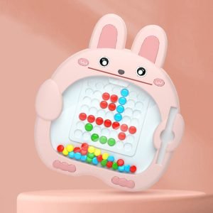 Rabbit Shaped Magnetic Dot Art Board