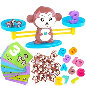 Monkey Number balancing toy