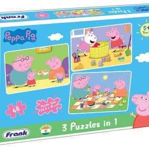 Frank Peppa Pig Puzzles - 48 Pieces 3 in 1